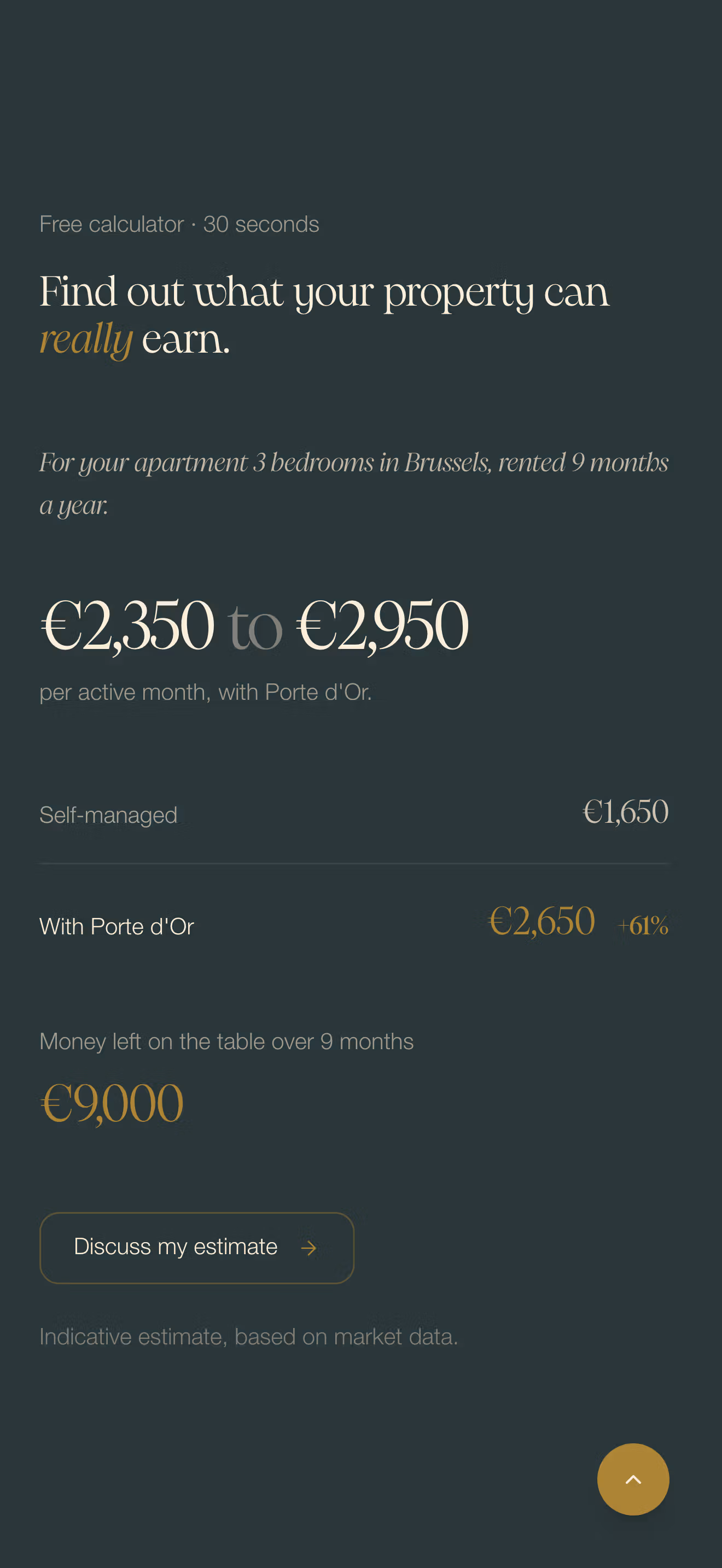 Preview of the 4th page of the revenue calculator made by numeon